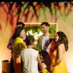 Amala Paul Instagram - A decade-long journey of love and friendship - celebrating Serah’s baby shower 🫄🎂 Cheers to Bff @rachel_maaney for throwing an awesome baby shower, the decor was just as colorful as our memories and journey together! 💖👶🏽 Congratulations @pearlemaany and @srinish_aravind for a magical new beginning! 🌈 Wishing all the happiness to the family for their new journey ahead! 🌟🤍 #babyshower