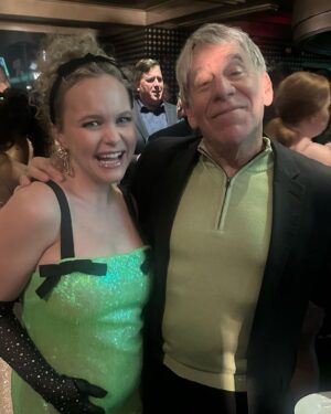 Amanda Jane Cooper Instagram - “I want to remember this moment always.” 💚

1. Photo of joy & a baby bump by the legendary @emiliomadrid for @broadwaycom. 💚
2. The man who changed my life and first believed in me when we met at @cmudrama…thank you always Stephen! My journey as Glinda began & continues because of you. 💚 
3. Starry @mckenziekurtz!! 20th Anniversary Bubble Queen. Lady, you are amazing. Congratulations!! 💚
4. The day I made my Broadway debut I met @norbert_leo_butz at my voice lesson. More to come on that story. Thank you for your kindness! 💚
5. Posing cutely: a special skill. Always a gift to share time with @bensplatt. 💚
6. Corinne McFadden Herrera,
Associate Choreographer (thank you for teaching meee) & OBC. And @therealmannyherrera, Original Chistery! 💚
7. Craig Burns, there aren’t enough words. So grateful for your support all these years. Life changing. You’re the best! 💚
8. Allie Trimm being so gorgeous! 💚
9. Front of house staff at the Gershwin: chef’s kiss. 💚
10. I have been changed for good. 💚