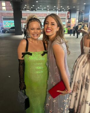 Amanda Jane Cooper Instagram - “I want to remember this moment always.” 💚

1. Photo of joy & a baby bump by the legendary @emiliomadrid for @broadwaycom. 💚
2. The man who changed my life and first believed in me when we met at @cmudrama…thank you always Stephen! My journey as Glinda began & continues because of you. 💚 
3. Starry @mckenziekurtz!! 20th Anniversary Bubble Queen. Lady, you are amazing. Congratulations!! 💚
4. The day I made my Broadway debut I met @norbert_leo_butz at my voice lesson. More to come on that story. Thank you for your kindness! 💚
5. Posing cutely: a special skill. Always a gift to share time with @bensplatt. 💚
6. Corinne McFadden Herrera,
Associate Choreographer (thank you for teaching meee) & OBC. And @therealmannyherrera, Original Chistery! 💚
7. Craig Burns, there aren’t enough words. So grateful for your support all these years. Life changing. You’re the best! 💚
8. Allie Trimm being so gorgeous! 💚
9. Front of house staff at the Gershwin: chef’s kiss. 💚
10. I have been changed for good. 💚