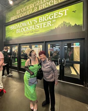Amanda Jane Cooper Instagram - “I want to remember this moment always.” 💚

1. Photo of joy & a baby bump by the legendary @emiliomadrid for @broadwaycom. 💚
2. The man who changed my life and first believed in me when we met at @cmudrama…thank you always Stephen! My journey as Glinda began & continues because of you. 💚 
3. Starry @mckenziekurtz!! 20th Anniversary Bubble Queen. Lady, you are amazing. Congratulations!! 💚
4. The day I made my Broadway debut I met @norbert_leo_butz at my voice lesson. More to come on that story. Thank you for your kindness! 💚
5. Posing cutely: a special skill. Always a gift to share time with @bensplatt. 💚
6. Corinne McFadden Herrera,
Associate Choreographer (thank you for teaching meee) & OBC. And @therealmannyherrera, Original Chistery! 💚
7. Craig Burns, there aren’t enough words. So grateful for your support all these years. Life changing. You’re the best! 💚
8. Allie Trimm being so gorgeous! 💚
9. Front of house staff at the Gershwin: chef’s kiss. 💚
10. I have been changed for good. 💚