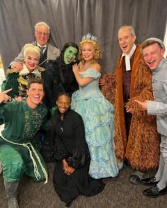 Amanda Jane Cooper Instagram - Honored to be back at the Gershwin for a clock tick! And to finally play with the amazing @alyssajoyfox & this entire brilliant company on Saturday. As she pointed out: we’re the AJ’s! 💚 Thank you for your warm welcome back, friend. Each time I step into Glinda’s shoes I’m all the more struck by the gift of @wicked_musical. Here for a tick tock as bubble back-up. 🫧 I’ll always be grateful! WICKED The Musical