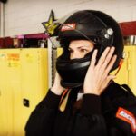 Amanda Righetti Instagram - Putting my lead foot to good use. #tscalliance #irwindalespeedway #mondaymotivation