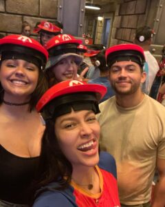 Amber Frank Instagram - Thank you @unistudios for treating my besties and me to the most FUN DAY EVER!!! Super Mario world is the coolest thing I’ve ever experienced!!!🍄#AtUniversal Universal Studios Hollywood