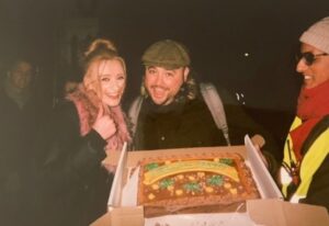 Amy-Leigh Hickman Instagram - Goodbye Ackley! Thanks to @channel4 for giving us this show it will always mean a lot to me. Also thanks to @alexlamb81 for letting me wear that lovely blue coat for 3 years I really miss it. ❤️