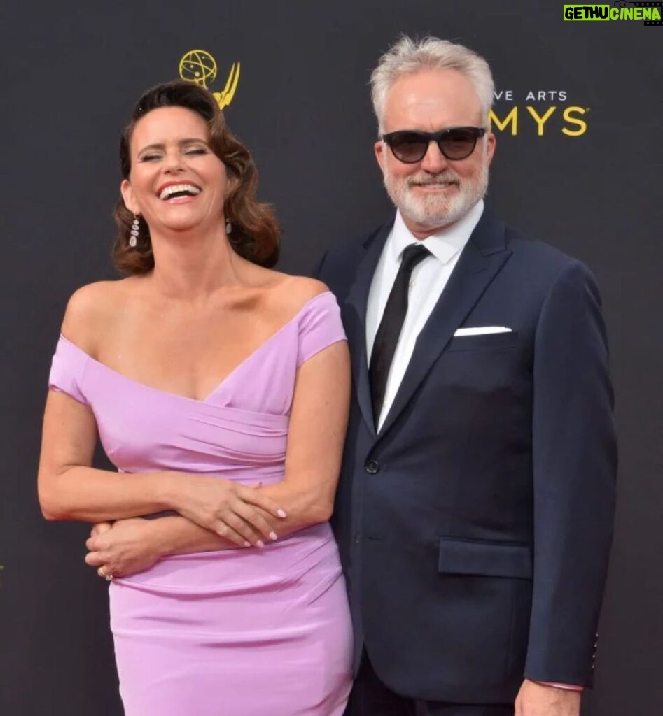 Amy Landecker Instagram - Emmy voting is coming up.! Since Bradley would never post about this stuff, I will. How he manages to be funny, scary, moving, repulsive and sexy at the same time is beyond me. And his performance is excellent too. @handmaidsonhulu @televisionacad @bradleywhitford #fyc #emmys #commanderlawrence #bestsupportingactor