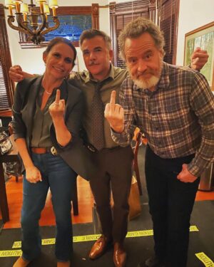 Amy Landecker Instagram - Ep. 7 of Your Honor has dropped. Had a blast (literally and figuratively) with the great @cullenmoss and @bryancranston wonderfully directed by @carriepreston !! @yourhonor.showtime #yourhonor
