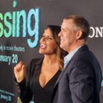 Amy Landecker Instagram – This is a pic of me at the premiere of Missing (in theatres now!) telling all the photogs that I went to high school in chicago with Tim Griffin (we are in the movie together and he is fantastic!) We only had like 60 kids in our class so this is some real full circle shit. @thetimgriffin @searchingmovie @sonypictures #fwparker