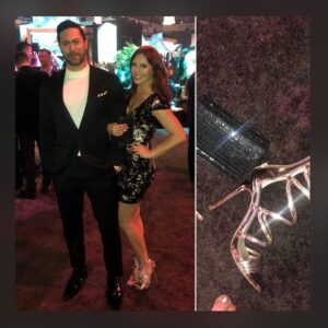 Amy Pemberton Instagram - Yup.... heels lasted a solid 10 minutes 💪🏻🤦🏻‍♀️ @recordingacademy @victorturpin #grammys #afterparty # 👠 #🥴