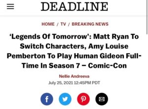 Amy Pemberton Instagram - S..T..O..K..E..D.....! 🙏🏻 SO excited to be joining the Team in a slightly different way this season 😉!! @cw_legendsoftomorrow @thecw #Season7 #Letsgooo! #💙