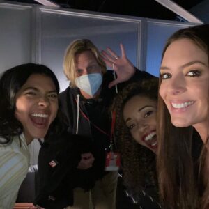 Amy Pemberton Instagram - A week since we wrapped & am sitting here reflecting on what a wonderful 6 months we just had. I feel so incredibly grateful for the experience & to have been part of this crazy, zany, warm & brilliant show! Such a mad talented team of people in every field & to have had the chance to shadow to see what goes behind making @cw_legendsoftomorrow was beyond fascinating. Everyone works their butts off to bring the show to the screens & thanking our loyal fans for their support too! V. grateful over here ☺️ Back on ya screens Jan 12th 2022! Sending love & light 🙏🏻💛✨#lastdayphotos