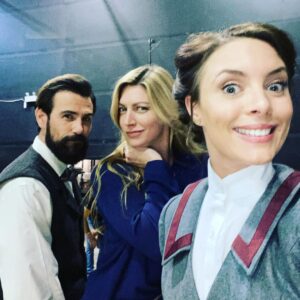 Amy Pemberton Instagram - A week since we wrapped & am sitting here reflecting on what a wonderful 6 months we just had. I feel so incredibly grateful for the experience & to have been part of this crazy, zany, warm & brilliant show! Such a mad talented team of people in every field & to have had the chance to shadow to see what goes behind making @cw_legendsoftomorrow was beyond fascinating. Everyone works their butts off to bring the show to the screens & thanking our loyal fans for their support too! V. grateful over here ☺️ Back on ya screens Jan 12th 2022! Sending love & light 🙏🏻💛✨#lastdayphotos