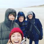An Swartenbroekx Instagram - Maanlanding is goed gelukt. 🥰#friends De Haan, Belgium