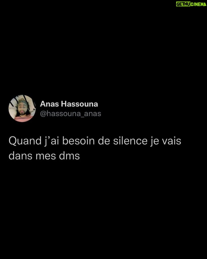 Anas Hassouna Instagram - C’est bon pour la santé mentale 💕