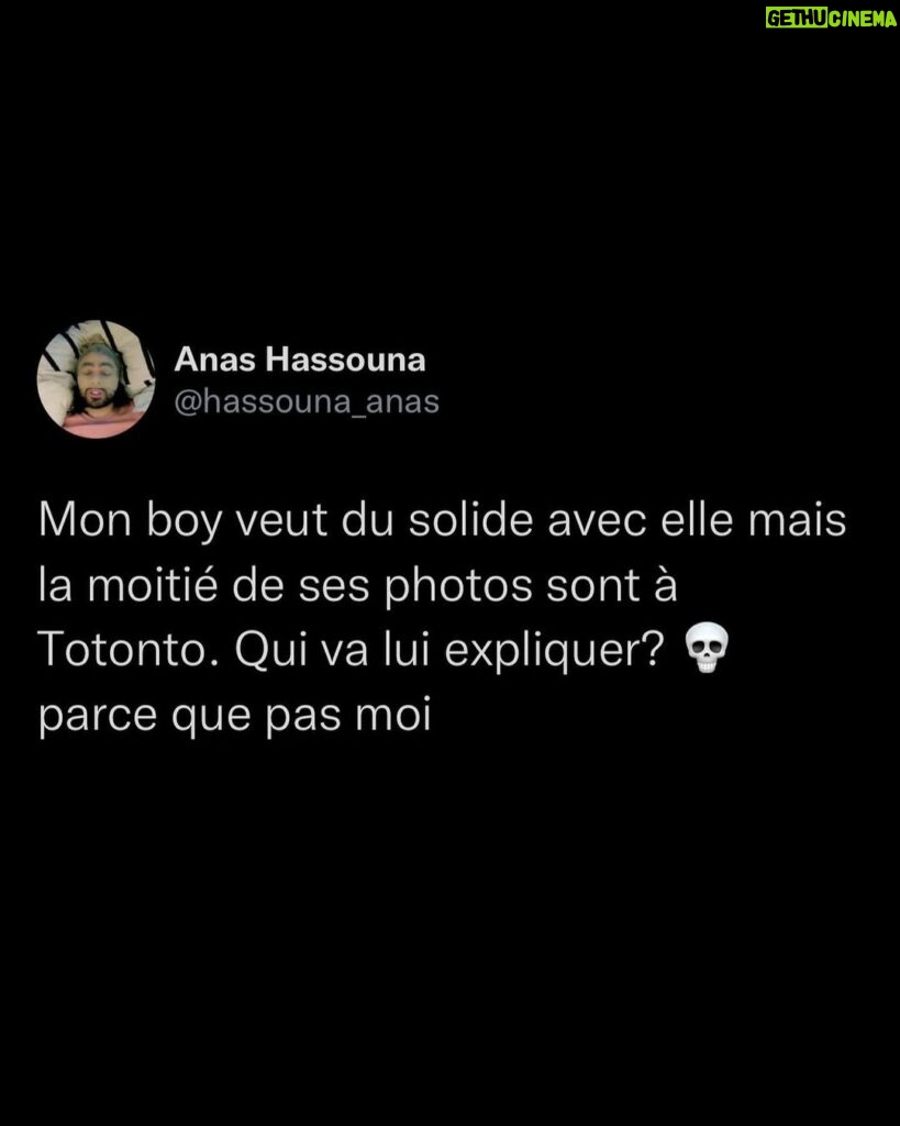 Anas Hassouna Instagram - Peut-être elle y va juste pour acheter des woods