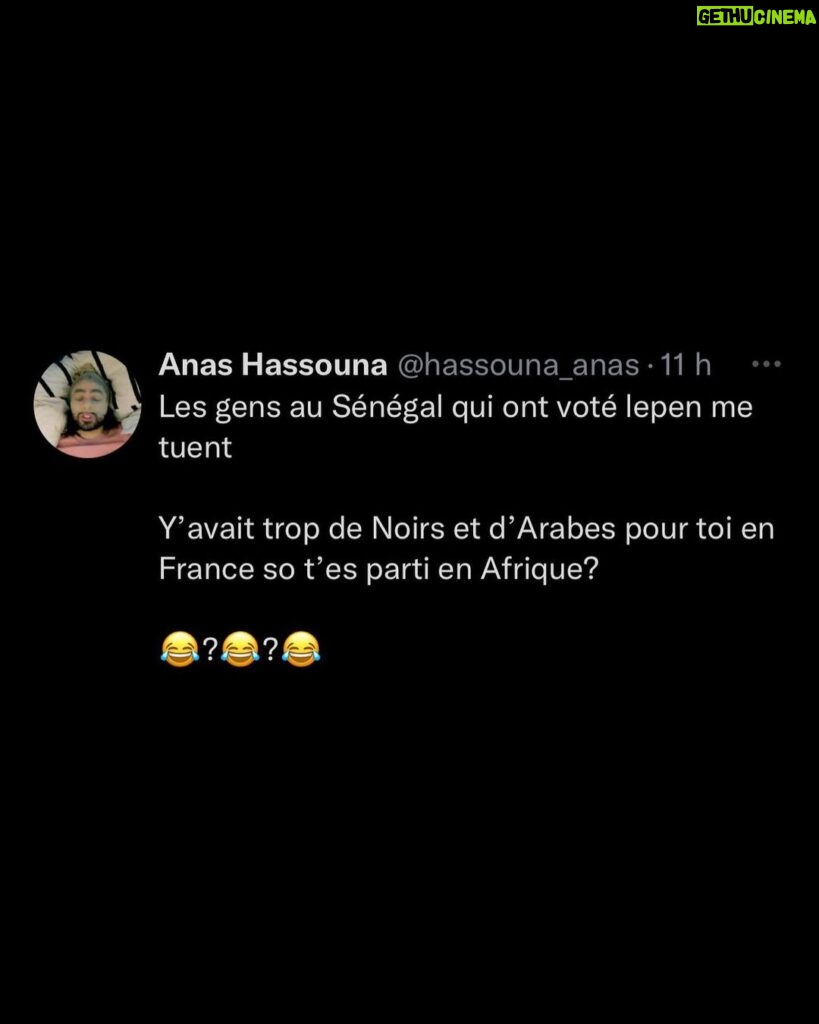 Anas Hassouna Instagram - « Y’avait trop de blancs chez moi donc j’ai immigré au Danemark »