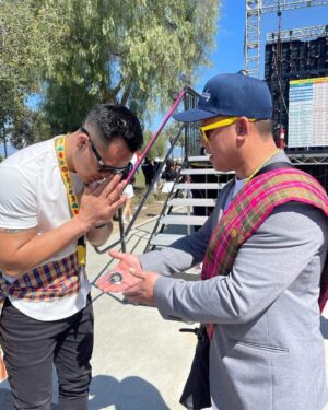 Andre Soukhamthath Instagram - During the @sabaideefest, I had received a special challenge token by Soubanh Phanthay, the only Lao mayor in The state of Maine and only 1 of 3 Lao mayors in the US. He knows where I come from and that I’ve had humble beginnings because he had lived in Woonsocket, RI before. He thanked me for doing what I do and for representing our people. He also challenged me to continue opening doors, continue helping, and continue inspiring our people and the community. I accepted the challenge token gracefully ofcourse 🙏🏽.