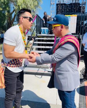 Andre Soukhamthath Instagram - During the @sabaideefest, I had received a special challenge token by Soubanh Phanthay, the only Lao mayor in The state of Maine and only 1 of 3 Lao mayors in the US. He knows where I come from and that I’ve had humble beginnings because he had lived in Woonsocket, RI before. He thanked me for doing what I do and for representing our people. He also challenged me to continue opening doors, continue helping, and continue inspiring our people and the community. I accepted the challenge token gracefully ofcourse 🙏🏽.