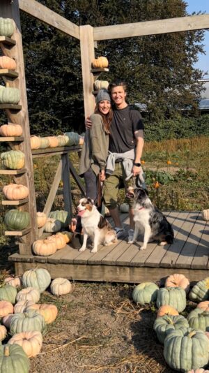 Andrew Francis Instagram - How majestic was that Llama?! 😂And the corn was delicious btw 🌽 #ilikecorn 

.
.
.
#influencer #contentcreator #corn #fall #autumn #pumpkinpatch #pumpkin #halloween #cornmaze #vancouver #yvr #chilliwack