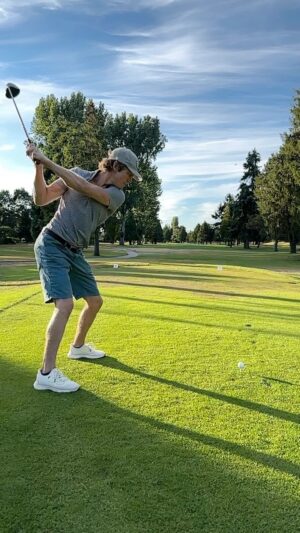 Andrew Francis Instagram - Treat and I used to go to the driving range. Treat’s eyes weren’t all that great, he had a good swing, but his drives tended to wander. After being completely honest about the ball’s direction for a while, while witnessing an ever growing frustration building inside of him with every shot, it was then that I realized.. if the shot wasn’t all thattt bad, saying something more along the lines of, “It’s a little left man, but pretty good Treat, not too bad” was still true.. ish, and most certainly was to everyone’s benefit. That is.. until… Treat shows up to set one day. He’s huffin and puffin a bit - he’d played a round of 18 with someone the evening prior, and just Could Not! figure out how his swing from the driving range had computed into spending most of his time in the bushes, trees and sometimes adjacent fairways. My first instinct was to tell him, - and btw if he was wayyyy off, I told him! it was only when the shots he thought felt perfect, and were only a little off. So, he’s standing there, I’m thinking all of this, and then it clicked. I went to the driving range with Treat and then dinner after, probably 10 times as many rounds he played - and in hindsight, there’s no way I’d trade one of those warm Treat smiles. ❤️☀️ Oh and Treat also loved Eagles. The birds... but with the above story in mind, this video is of the first shot of my very first ‘eagle’ - this one’s for you bud. 🦅  #FORE! #Eagle #RIPTreatWilliams #ChesapeakeShores @hallmarkchannel #family #missyabud #chessies