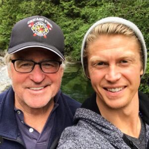 Andrew Francis Instagram - A typical day off off with Treat:

**ring ring** - click*

Me: “Hey Treat, ya wanna go for a hike?”

Treat: “Pff I’m already here, I’ll drop a pin.”
(classic Treat)

Me: “Oh wow, ok great.. I’m on my way!”
…
……

Treat: “OH! Andrew? are you still there?!”

Me: “Hey! Yeah, Treat, I’m still here….?

Treat: “… how do you drop a pin?”

#RIPTreatWilliams
#ChesapeakeShores
@hallmarkchannel 
#Chessies
