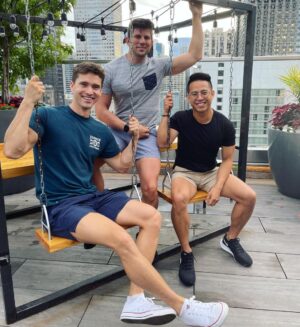 Andrew Neighbors Instagram - Happy pride chicago (minus Matt sry Matt)