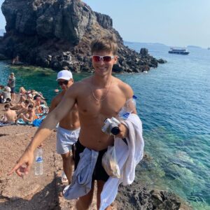 Andrew Neighbors Instagram - Santorini is my favorite so far. @mikeychen @matt.suave 

Slightly more available on my onlyfans but don’t get your hopes up. Lol.