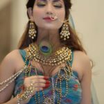Angel Rai Instagram - Tag someone you love 🥰 🎥: @mahi_dewasi_99 Mua: @makeover_sonam123 #happyjanmashtami #radheradhe #jayshrikrishna #radhakrishna #radheradhe #foryou #trending #wings #angelrai