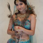 Angel Rai Instagram - तुम प्रेम हो ,तुम प्रीत हो , मनमीत हो कान्हा मेरे मनमीत हो 🙏 Happy Janmashtami to everyone 💕 Make up by :- @makeover_sonam123 Click by :- @mahi_dewasi_99 #angelrai #foryou #trending #viral #janmashtami #happyjanmashtami #radheradhe #krishna #wings #instapic #traditional