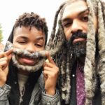 Angel Theory Instagram – Birthday twins💕💪🏽 Totally makes sense why we clicked when we first met! Love you Khary! Hope you are also enjoying your cake day as well!P.s who you think rocked the dreads better? 😂❤️ #taurusseason #twdfamily