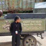 Angel Theory Instagram - Photo dump✨🎃🧟‍♀️ #Bts #amcthewalkingdead #season11 The Walking Dead