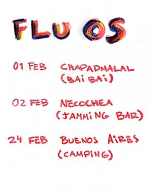 Angelo Mutti Spinetta Instagram - NEW FLU OS SHOWS 

01 FEB | CHAPADMALAL @baibaisurftrip 
02 FEB | NECOCHEA @jammingbar_ 
24 FEB | CABA @camping_ba 

💧💧💧💧💧💧

ph. @fresco.96