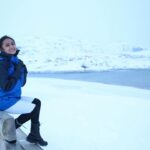 Angie Ang Instagram - Pernah ngerasain white christmas 💙🩵 Murmansk, Russia