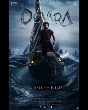 Anirudh Ravichander Instagram - Celebrating the #YearOfFEAR with a bang! 💥 

Wishing you all an electrifying  #Devara Year! ❤️

A fully loaded wave will hit you on January 8th with a solid #DevaraGlimpse 🌊

@jrntr #KoratalaSiva