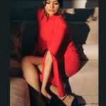 Anjini Dhawan Instagram - 🍒🍒🍒 Styling : @pranita.abhi Makeup : @manishsharma96 Hair : @sayali_hair Shot by : @tushar.b.official Outfit : Revolve on @nykaafashion Bag : @outhousejewellery Shoes : @louboutinworld Earrings : @ishhaara @ascend.rohank