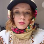 Anna Ador Instagram - Writing and playing. Playing and writing. Performed a short excerpt of my play yesterday. Of course I spoke about my mom. Migration. Men. Stereotypes. Juggling my Belarusian - Ukrainian heritage and being very much Indian at heart 🍽️