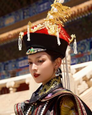 Anna Kay Instagram - 龍袍？#蟒袍 #皇后 #queen
