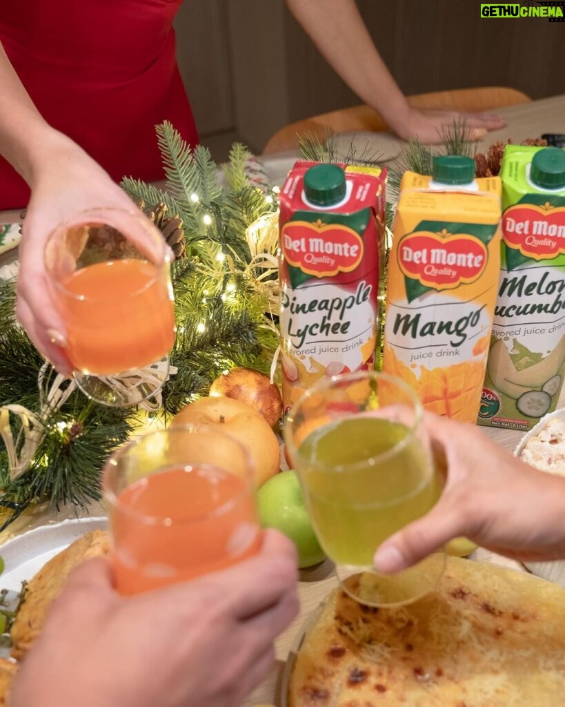 Anne Curtis Instagram - Prep time for Noche Buena 🌹 I know you love the holidays as much as I do! 🎄This Christmas and holiday season, let’s treat ourselves to the goodness of Del Monte Juices that’s healthy and delicious— perfect for pairing with the festive feasts this season! @delmontejuicesph #GiveIntoGoodness #DelMonteJuices