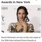 Annet Mahendru Instagram - World’s spinning again 🍁 hmu @tina_turnbow @bennettgrey // @manifestwestfilm @iemmys