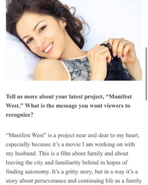 Annet Mahendru Instagram - Manifest West interview @bellamag.co •nails by this fantastic artisan in Japan @shokonishio