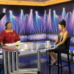 Annet Mahendru Instagram - these girls don’t mess around 🤑 @theojinika talking #ManifestWest. PIX11 News
