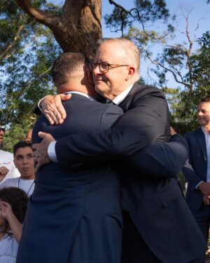 Anthony Albanese Instagram - Four years ago a terrible tragedy took the lives of young Antony, Angelina, Sienna Abdallah and Veronique Sakr.

Today I was honoured to participate in a beautiful ceremony to open the Abdallah and Sakr Memorial Garden.

A powerful way to honour their memory, and remind us of how the love of two incredible families triumphed over incredible grief.

—
With @i_4give
