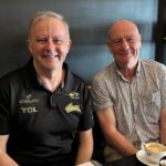 Anthony Albanese Instagram – You never know who you’ll run into. Great to catch you over breakfast this morning, Tim Costello.

Thanks for having us @commonfolkcoffee Frankston, Victoria