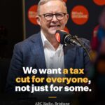 Anthony Albanese Instagram – We know working families are doing it tough with the cost of living.

I have a responsibility to act, and that’s exactly what we’re doing.

I spoke about our plan to deliver tax cuts for every Australian taxpayer on @abcbrisbane this afternoon. Brisbane, Queenland, Australia
