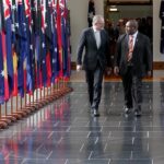 Anthony Albanese Instagram – Working with Papua New Guinea, we can build a more secure region and a better future for both our countries. 

Today, we marked an historic moment with Prime Minister Marape being the first Pacific island leader to address our Parliament.

As close neighbours, friends and partners, there’s so much we can achieve together. Parliament House, Canberra