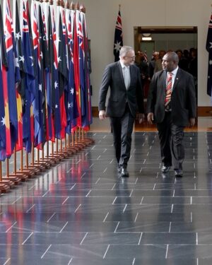 Anthony Albanese Instagram - Working with Papua New Guinea, we can build a more secure region and a better future for both our countries. 

Today, we marked an historic moment with Prime Minister Marape being the first Pacific island leader to address our Parliament.

As close neighbours, friends and partners, there’s so much we can achieve together.