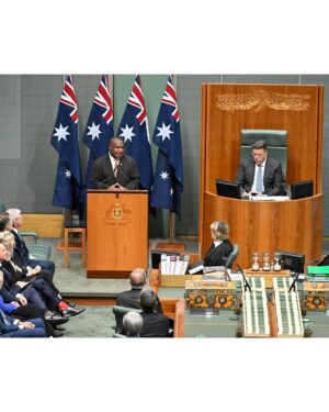 Anthony Albanese Instagram - Working with Papua New Guinea, we can build a more secure region and a better future for both our countries. 

Today, we marked an historic moment with Prime Minister Marape being the first Pacific island leader to address our Parliament.

As close neighbours, friends and partners, there’s so much we can achieve together.
