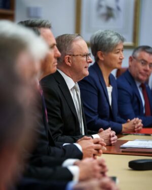 Anthony Albanese Instagram - Working with Papua New Guinea, we can build a more secure region and a better future for both our countries. 

Today, we marked an historic moment with Prime Minister Marape being the first Pacific island leader to address our Parliament.

As close neighbours, friends and partners, there’s so much we can achieve together.