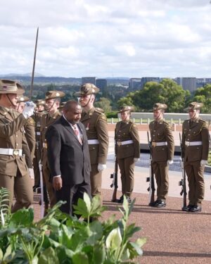 Anthony Albanese Instagram - Working with Papua New Guinea, we can build a more secure region and a better future for both our countries. 

Today, we marked an historic moment with Prime Minister Marape being the first Pacific island leader to address our Parliament.

As close neighbours, friends and partners, there’s so much we can achieve together.