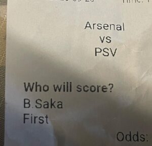 Anthony Yarde Instagram - 3-0  @arsenal at half time and my boy @bukayosaka87 wins me some money by scoring first 🤩