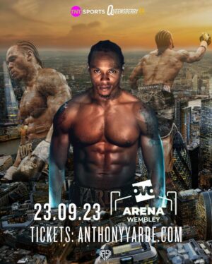 Anthony Yarde Instagram - 💥MY NEXT FIGHT💥 If you cant come and see me live then tune in to @tntsportsboxing on September 23rd 
#Boxing #AnthonyYarde